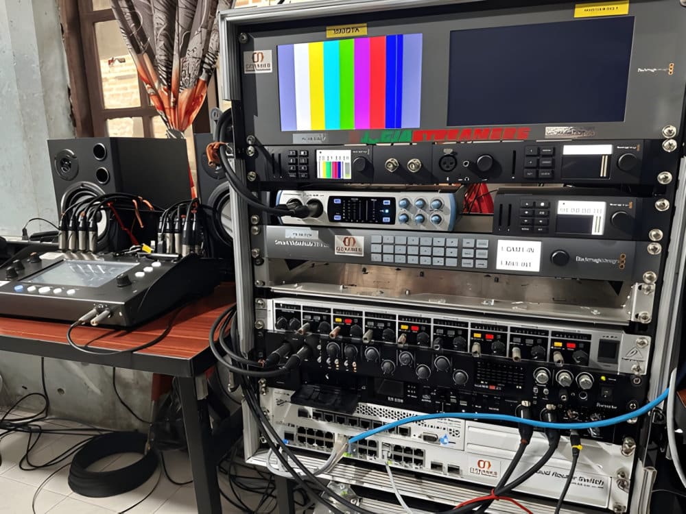 audio and video installation image